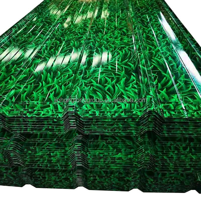 PPGI Pré-pintado CGI revestido de cores corrugado galvanizado de aço de ferro chapa de telhado com espessura 0,2 4 mm e certificado GS