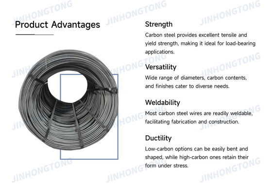 SAE1006B/SAE1008B/Q195/Q235 Alta resistência à tração 1700MPa Fios de aço galvanizados para molas de colchão