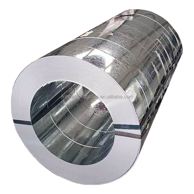 Cintas de aço galvanizado de bobina de Spangle Gi regular para fabricação de tubos resistentes à corrosão de alta tração em tiras