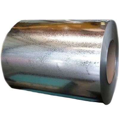 Cintas de aço galvanizado de bobina de Spangle Gi regular para fabricação de tubos resistentes à corrosão de alta tração em tiras
