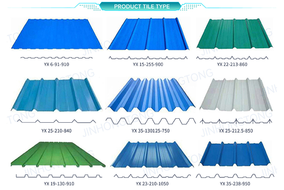 SGCC/CGCC/DX51D Z/Q195-Q345 revestido por cores, azulejos de telhado galvanizados corrugados de ferro/aço/folhas para material de construção/indústria