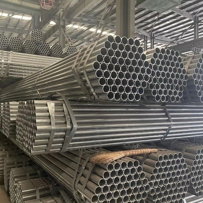 250mm Diâmetro Galvanizado Tubo 10 polegadas Redondo Galvanizado Tubo de Aço E Gi Tubo Galvanizado Tubo Para Estufas Versátil