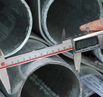 250mm Diâmetro Galvanizado Tubo 10 polegadas Redondo Galvanizado Tubo de Aço E Gi Tubo Galvanizado Tubo Para Estufas Versátil