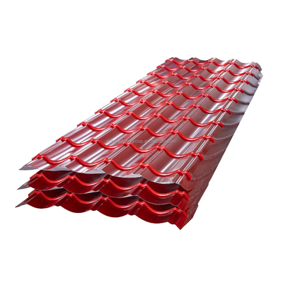 0.22mm PPGI Folha de telhado corrugada de metal/ferro/aço/placas/peças com e certificado JIS dentro do SGCC/CGCC/DX51D Z/Q195-Q345