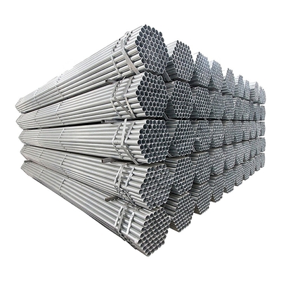 Espessura 0,5-60 mm Astm A120 Tubo de aço galvanizado Dn50 Tubo redondo galvanizado Q235B Para malha