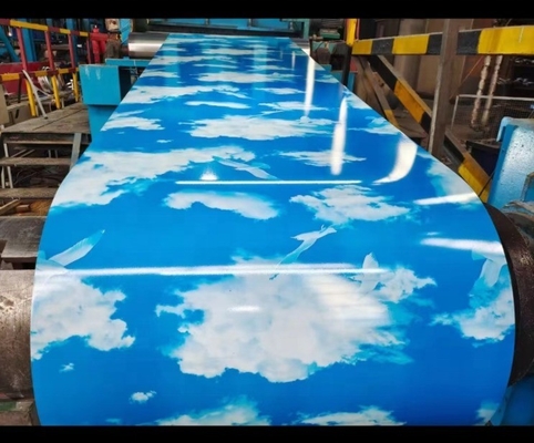 Bobina de galvanização a quente Ppgi acabamento de madeira bobina de aço galvanizado pré-pintada com serviço de corte certificado JIS