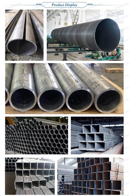 S275jr Grau Não oleado Astm a53 sae1045 sch 40 erw tubo de aço de secção oca 40x40 mm quadrado de carbono tubo de aço soldado reto