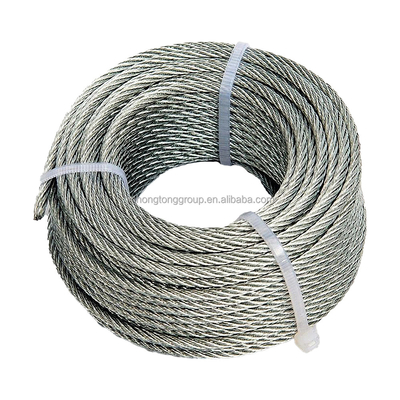 Não ligado 1x7 Diâmetro ASTM A 475 Alta Tensibilidade Galvanizado 7 fios 0,33mm fio de aço galvanizado fio de aço