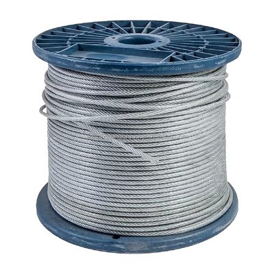 Não ligado 1x7 Diâmetro ASTM A 475 Alta Tensibilidade Galvanizado 7 fios 0,33mm fio de aço galvanizado fio de aço