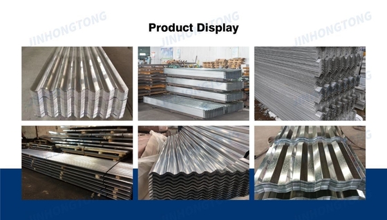 SGCH Grau 5mm espessura Custom Hot Dip Zinc Coated CGI corrugado galvanizado chapa de telhado de aço telha para tamanho / espessura