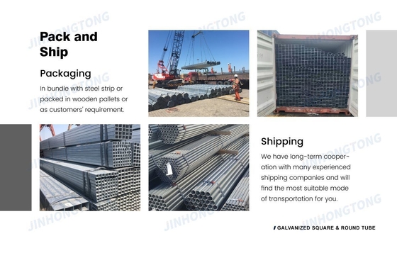 Tubos de aço quadrados robustos de 2x2 secção oca de carbono 1x1 Tubos de aço galvanizados quadrados com revestimento de zinco Z35.6-484.8g/m2