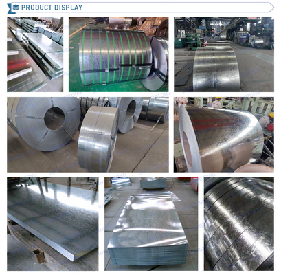 Espessura Custom SGCC DX51D Z DX52D Z Galvanizado de aço de bobina de Gi tira para a técnica baseada em laminado a frio e certificado BIS