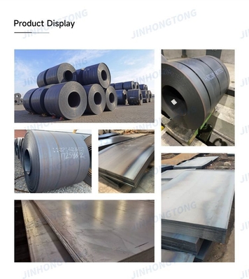 0.35mm A36 Hrc Hr Linha de produção de chapa de aço de ferro baixo e metal alto rolando a quente bobina de aço carbono com padrão ASTM