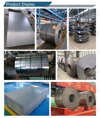 Lâmina de aço de carbono laminada a frio CR não oleada em bobinas para a indústria Opções de largura de material de 20 a 1500