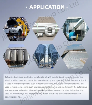Coil especial de aço galvanizado a quente para material de painel metálico SGCC DX51D Z DX52D Z Material de construção de edifícios