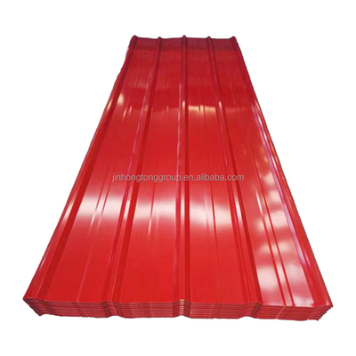 2001-3600mm comprimento folha de telhado revestida de cor de vinho vermelho nas Filipinas folha corrugada Ppgi para construção avançada