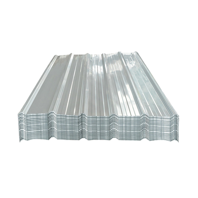 Vendedor grossista Dx51D/Dx52D/Dx53D/DX54D/S250GD/S350GD/S550GD Chapas de telhado corrugadas de PVC com 55% de teor de alumínio