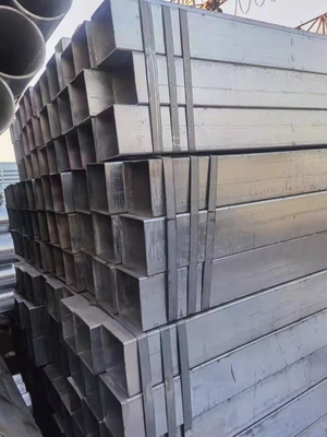 Tolerância ± 1% Tubo galvanizado redondo e quadrado retangular Tubo GI a quente Tubo pré-galvanizado Tubo de aço galvanizado Tubos