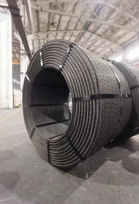 Corda de arame de aço de alta compressão de 6 mm para elevador 20 mm 24 mm Estrutura de construção galvanizada de aço