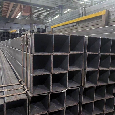 Tubo Quadrado Galvanizado a Quente Tubo de Ferro 0,9 mm Tubo de Gi Tubo Perforado revestido em pó Tubo Quadrado de Aço Galvanizado Estrutural
