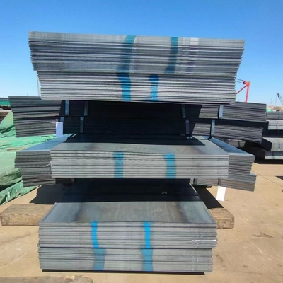 BS EN GB AiSi ASTM DIN JIS Chapa de aço carbono laminada a quente Q345B Q345C Q345D Q345E