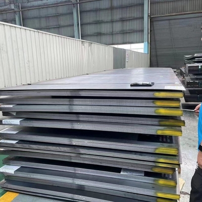 BS EN GB AiSi ASTM DIN JIS Chapa de aço carbono laminada a quente Q345B Q345C Q345D Q345E