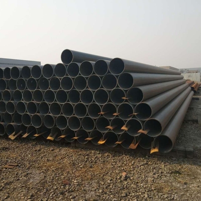 Amostra de tubo de aço solúvel solúvel Q215 Q345C Q345A tubo negro com técnica ERW
