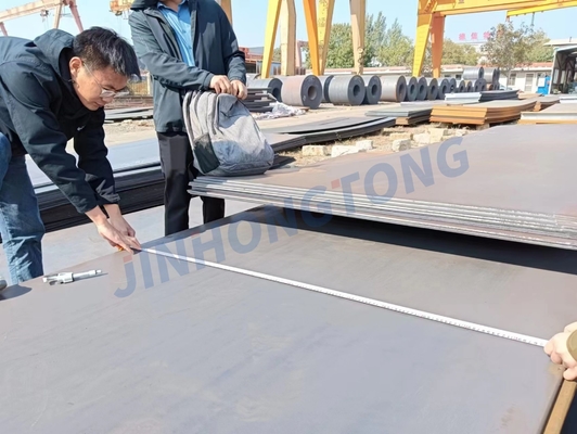 Grau Q195/Q235/Ss400/SPHC/SAE1006 Chapa de aço laminada a quente Chapa de aço personalizada para aço leve de baixo carbono