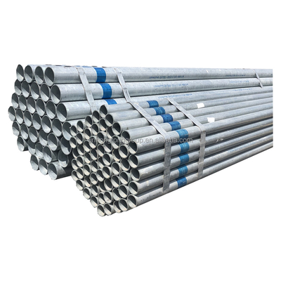 Tubos de aço galvanizados de diâmetro 80 mm e 50 mm Q235/Q345/SS400/ST37-2/ST52/Q420/Q460/S235JR/S275JR/S355JR Tubos redondos