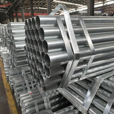 Técnica Tubo de aço carbono galvanizado redondo laminado a frio revestido com zinco 200-700 g/m2