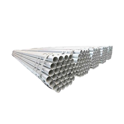 Acero estrutural ASTM A36 Q235 Tubo de aço galvanizado redondo com certificado CE e revestido com zinco 200-700 g/m2