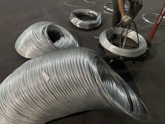 Q195 Q235 1006 1008 Arame de ferro galvanizado para embalagens tecidas e aplicações duras Diâmetro 0,2 mm-8 mm