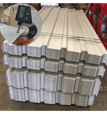Chapa de aço corrugado RAL cor personalizada zinc galvanizado PPGI chapa de aço corrugado melhor oferta exclusiva