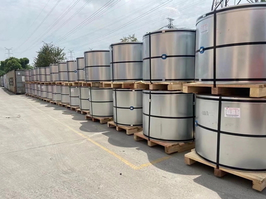 Folha de estaca para latas de estanho SPCC Faixa de 24-600 mm Largura bobina 600-1000 mm de AiSi padrão e grau alimentício