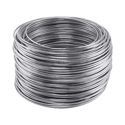 Fios GI revestidos com zinco para bobinas de arame de aço galvanizado a quente Diâmetro 0,38-4 mm Amostra