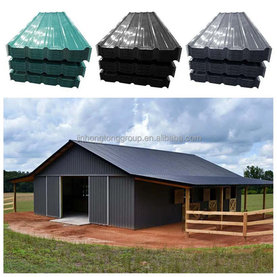 Chapa de aço galvanizado corrugado SPCC DC01 DX51D 0,5 mm 2ft X 8ft Certificado SNI Largura 600-1500mm Chapa de telhado de zinco corrugado