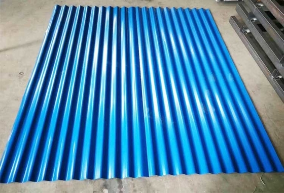 Minimium Spangle Zinc Roofing corrugated Sheet Color Coated Pre-painted Steel Roof Tile para em várias aplicações