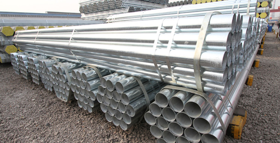 ASTM A53 sch40 Tubo de aço galvanizado redondo a quente/tubo GI para construção Tolerância ± 1% Faturamento por peso teórico