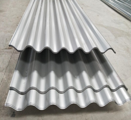 Painéis de telhado galvanizados galvanizados revestidos por cores para projetos de construção