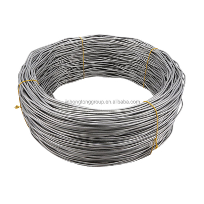 0.38-4mm Diâmetro da bobina fio de ferro prata eletro galvanizado 2mm fio galvanizado para ligação duradoura