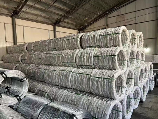 Fios GI galvanizados certificados ISO para cabos de blindagem ASTM B498 Galvanização a quente e certificação ISO