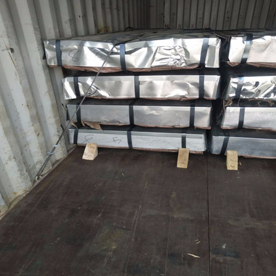 DX51D DX52D DX53D DX54D DX55D Placa de aço corrugado de grau Gi para materiais de telhado de metal galvanizado a quente PPGI