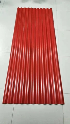 Serviço de processamento de descolagem 1800-2000mm comprimento chapa de telhado de ferro galvanizado pré-pintada para material de construção de metal