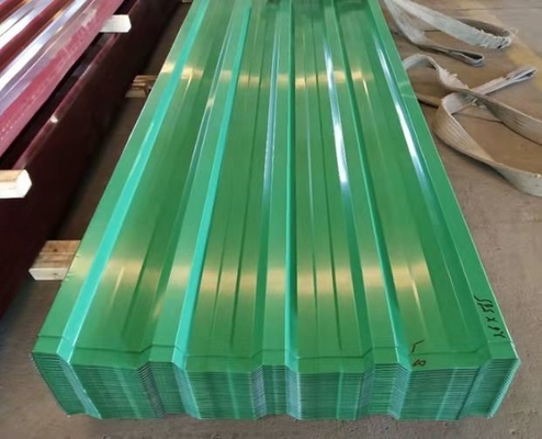 Serviço de processamento de descolagem 1800-2000mm comprimento chapa de telhado de ferro galvanizado pré-pintada para material de construção de metal