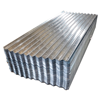Z61-Z90 Revestimento de azulejos de telhado de aço Gi Plate Tipo T azulejos ondulados Tamanho personalizado e azulejos DX51D chapas de telhado galvanizadas