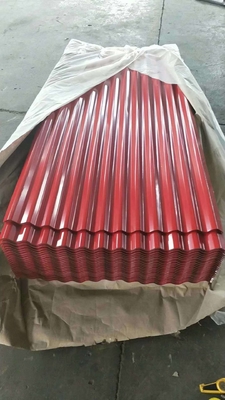 Embalagem padrão Dx51d DX52d Z AZ30 Z275 Chapa de telhado de chapa de aço galvanizado Dx53D Z150 24 Gauge 28 Chapa de telhado de metal