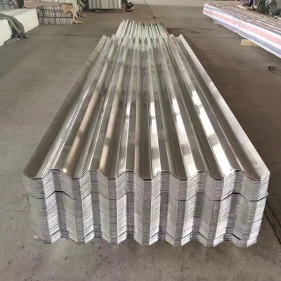 Chapa de telhado revestida de zinco com certificação CE para chapa de telhado de metal galvanizado corrugado de alta resistência na construção de casas