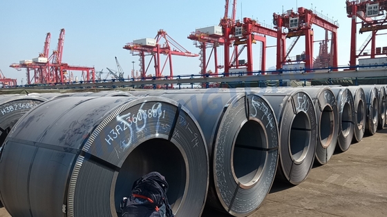 S235 Hrc Rodas de aço de carbono cinza aquecido A36 Placas de aço laminadas a quente em técnica de rolos