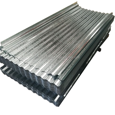Zero Spangle 28 / 26 / 24 Gauge Galvanizado Roofing corrugado folha para as suas necessidades ± 1% Tolerância Largura 600-1250mm