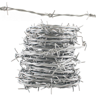 1.4mm-2.6mm Diâmetro de fio galvanizado Tecido de fio de ferro com espinhos para requisitos personalizados
